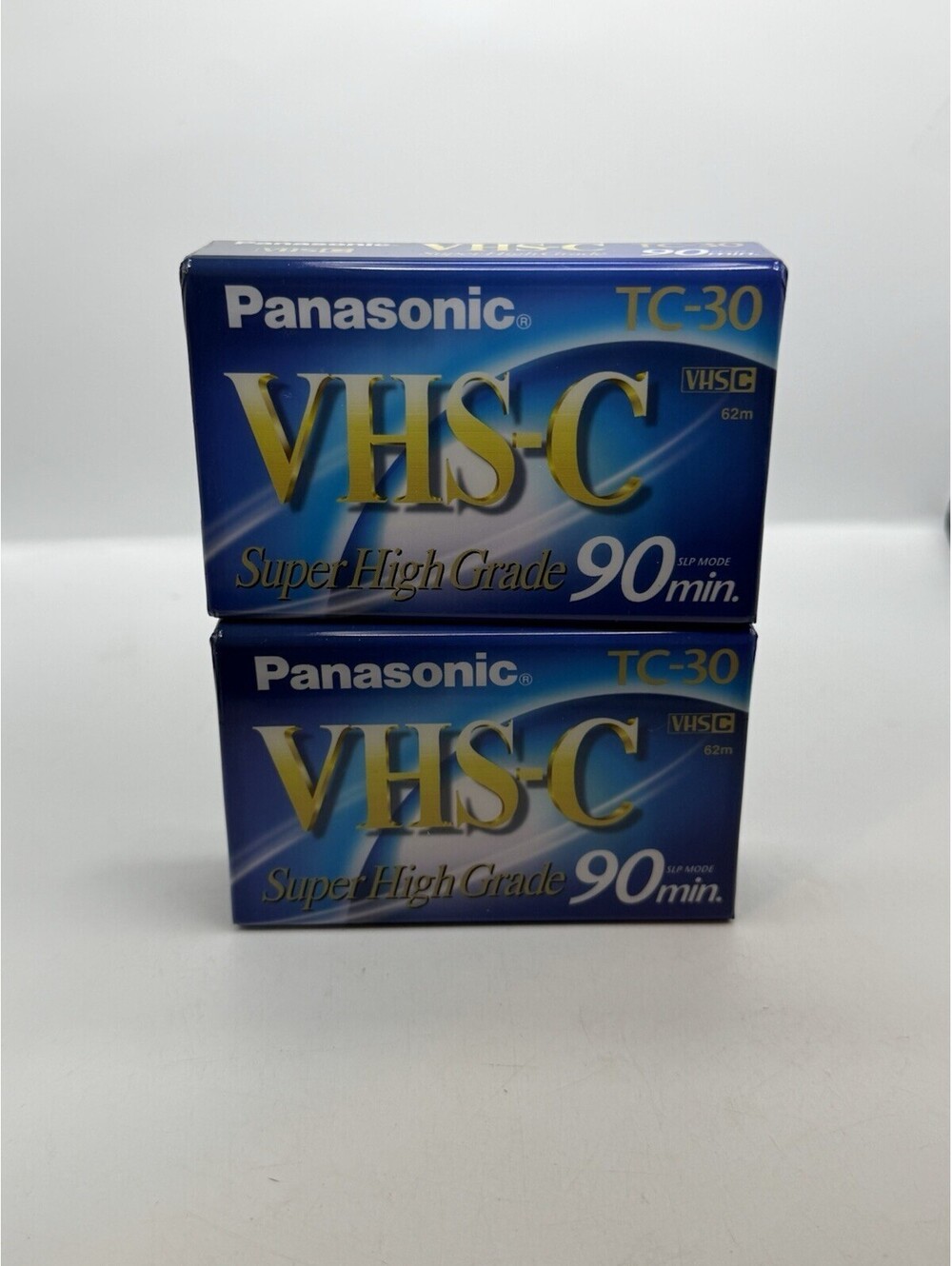 Lot of 2 Panasonic TC-30 VHS-C 90 Minutes